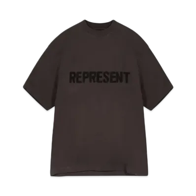 REPRESENT Owners Club Boyfriend T-Shirt "Black Coffee"
