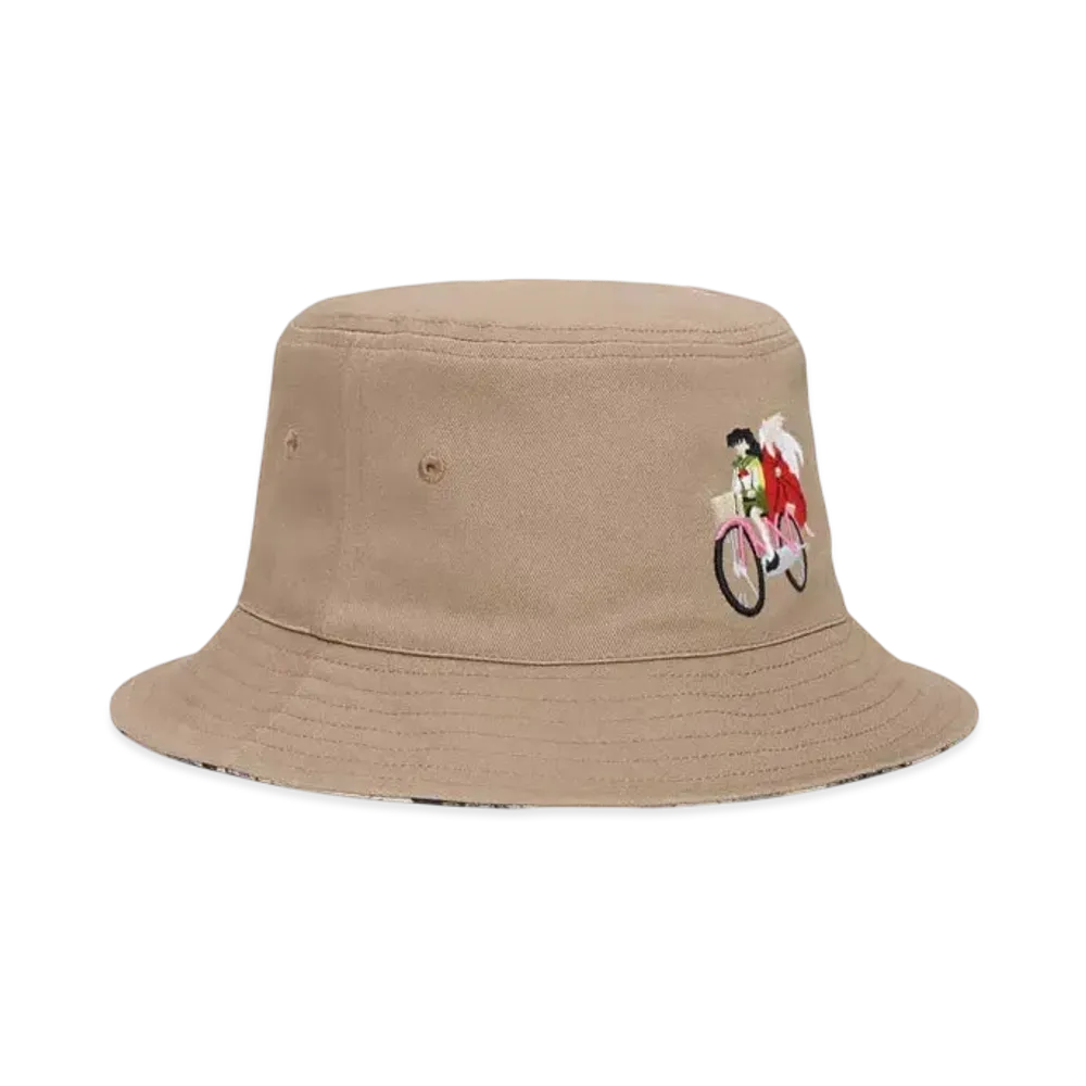 graniph x Inuyasha Iron Car Reversible Bucket Hat "Beige"