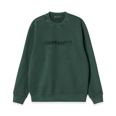 Carhartt WIP Duster Sweatshirt "Discovery Green Garment Dyed"
