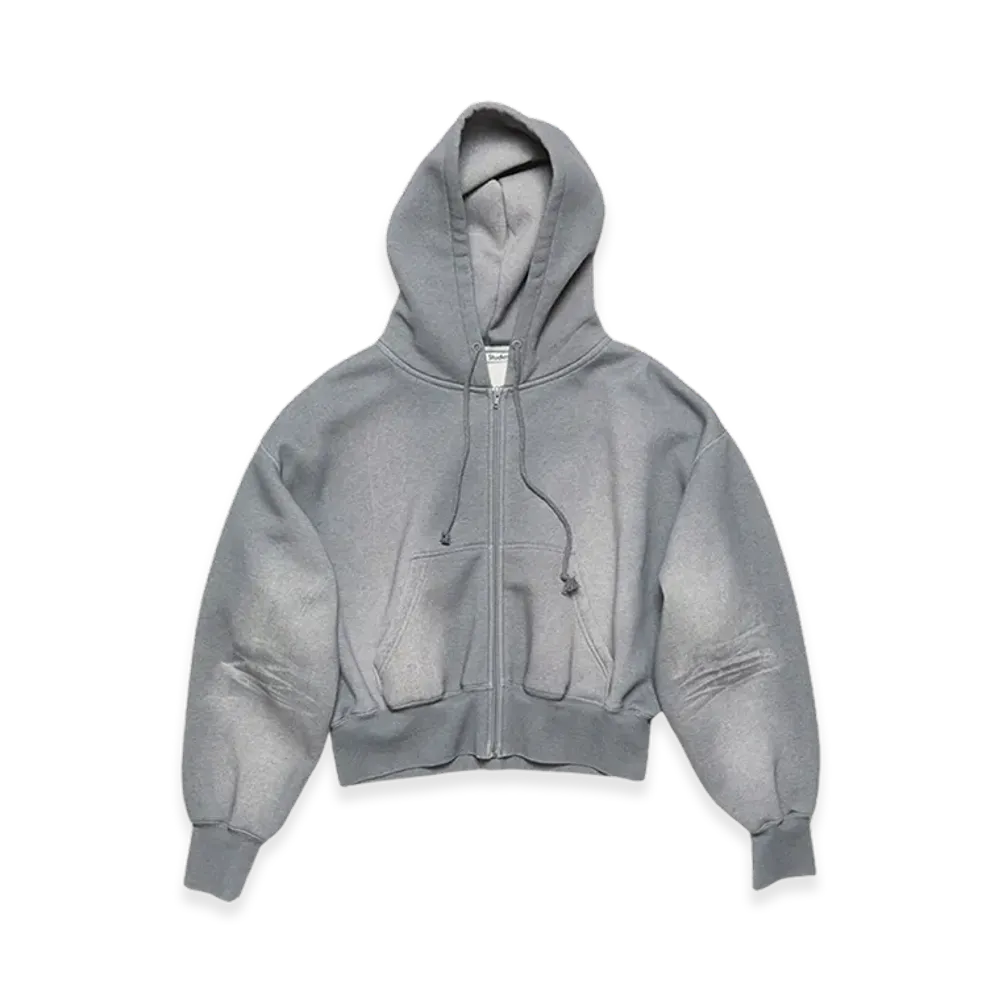 Acne Studios Hooded Zipper Sweater "Grey Melange"