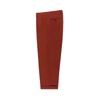 WACKO MARIA Dormeuil / Double Pleated Trousers "Dark Orange"