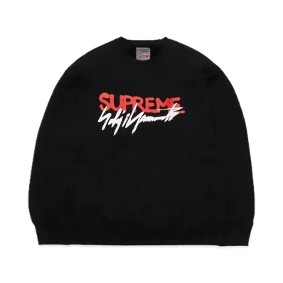 Supreme x Yohji Yamamoto Crewneck "Black"