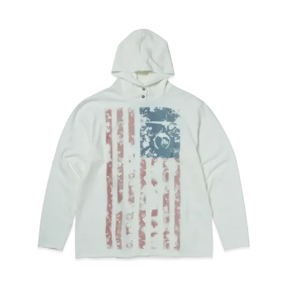 THUG CLUB Old Glory Hoodie "White"
