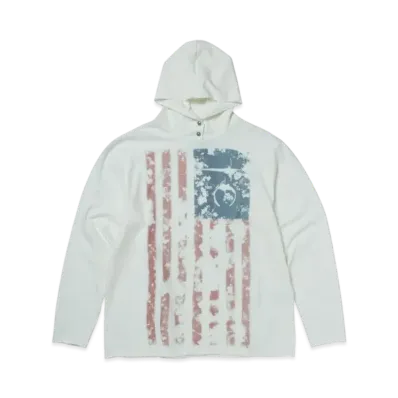 THUG CLUB Old Glory Hoodie "White"