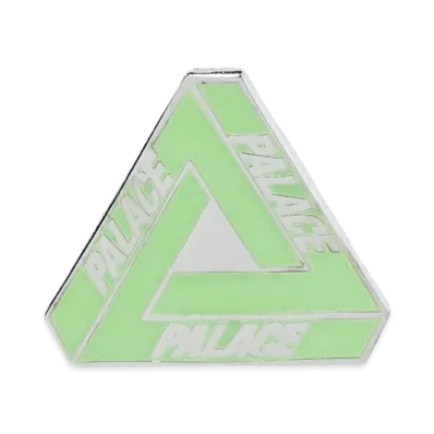 PALACE Tri-Ferg Glow Pin Badge "Green"