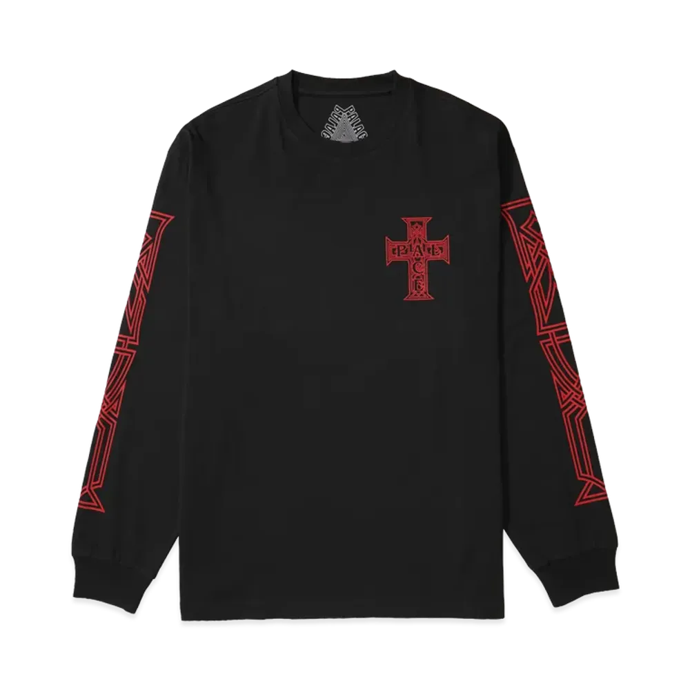 PALACE Y So Cross Longsleeve "Black"