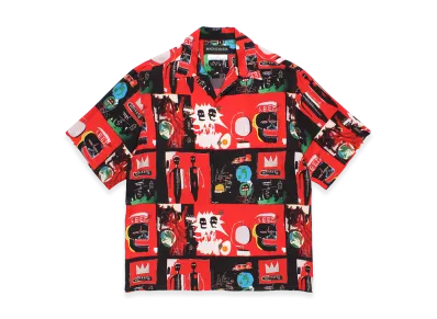 WACKO MARIA Jean-Michel Basquiat / Hawaiian Shirt "Red"