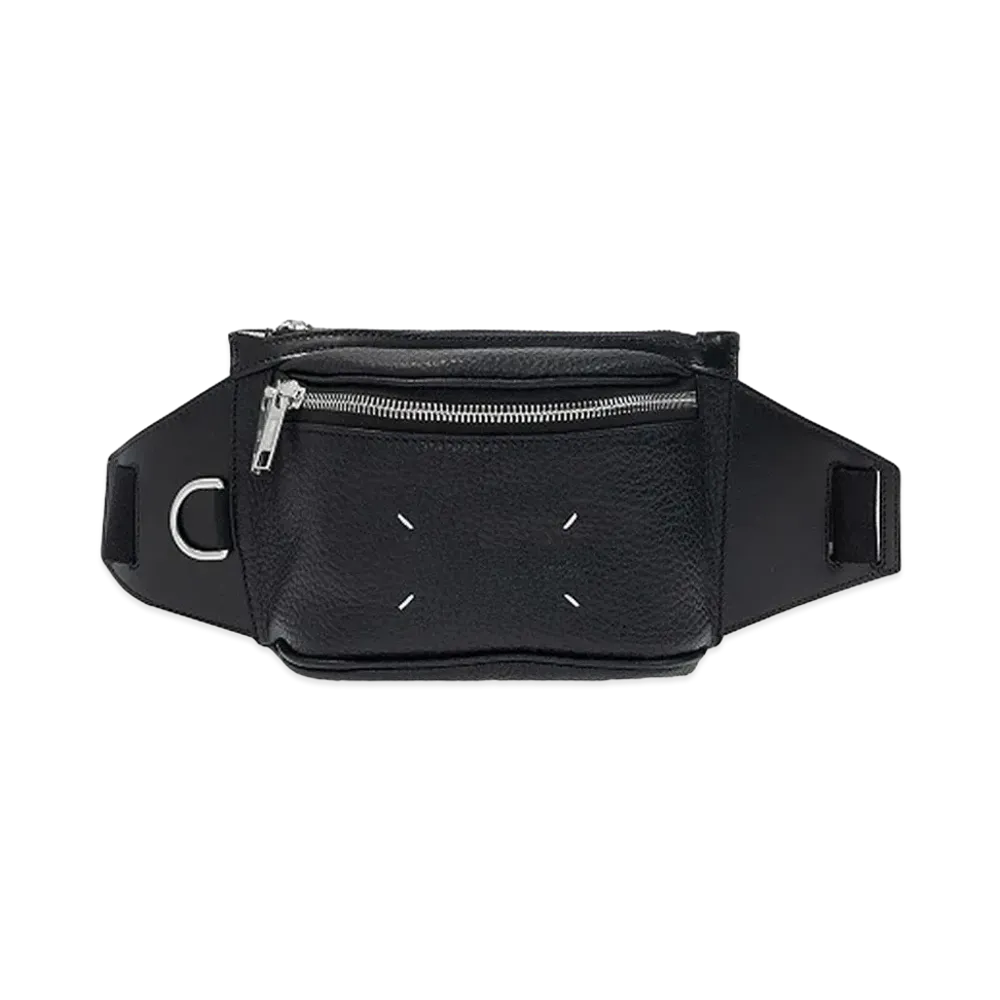 Maison Margiela Leather 4-stitches Bumbag "Black"