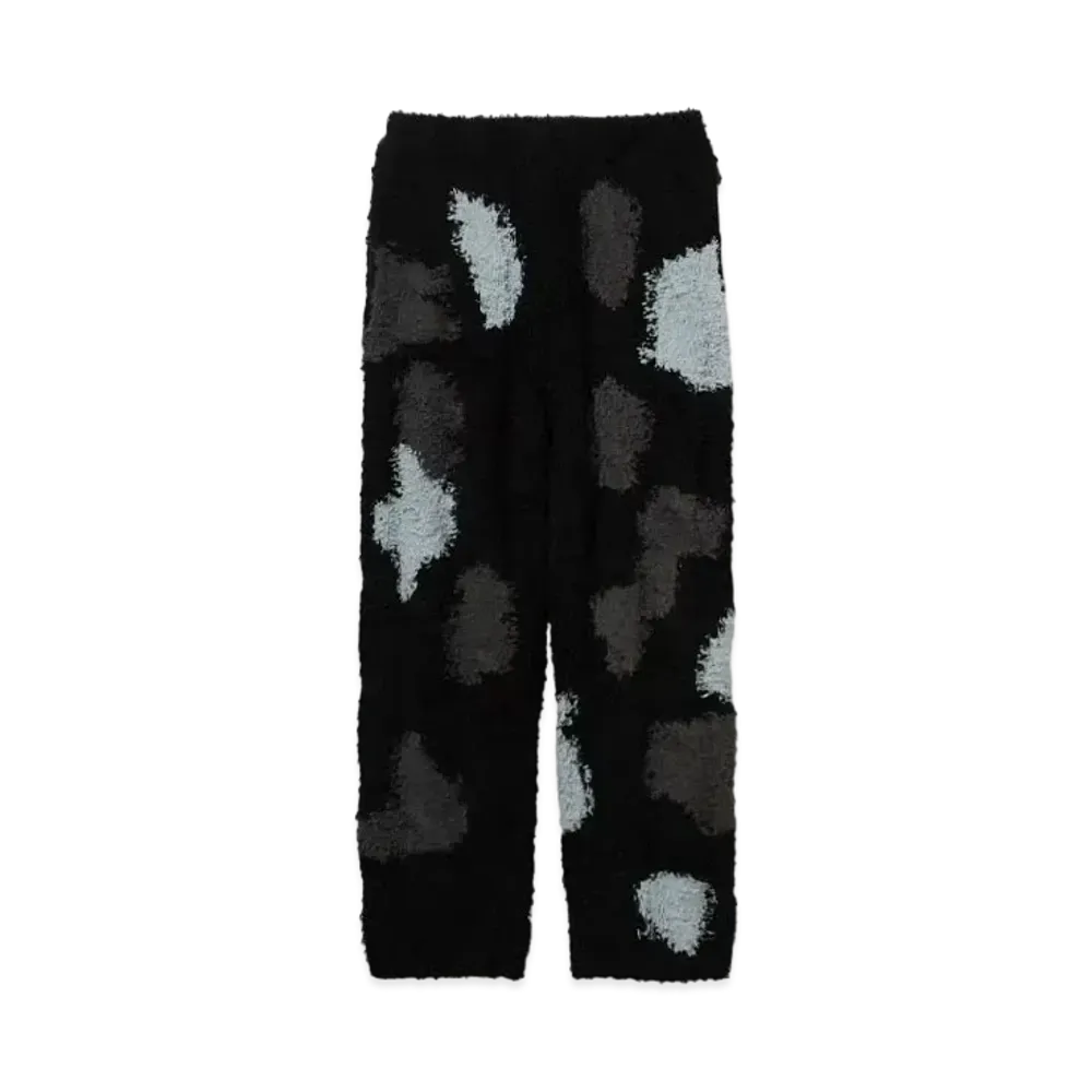 WILDSIDE Yohji Yamamoto x GELATO PIQUE Cable Knit Long Pants "Black"
