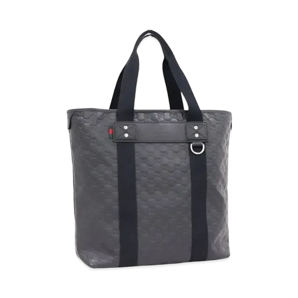 GUCCI Tote Bag Parana GG Signature with Web Loop "Black"