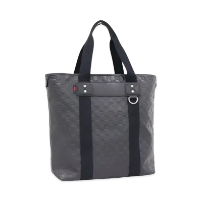 GUCCI Tote Bag Parana GG Signature with Web Loop "Black"