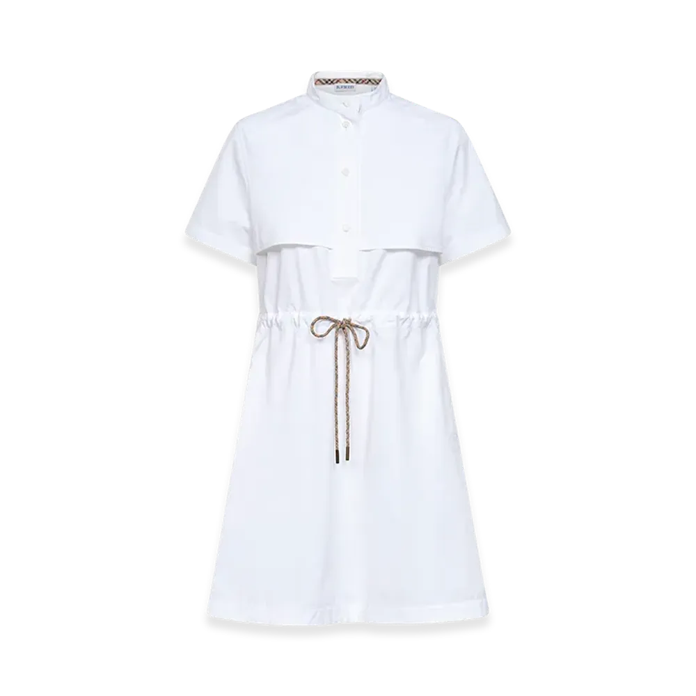 Burberry Women's Cotton Poplin Dress "White"