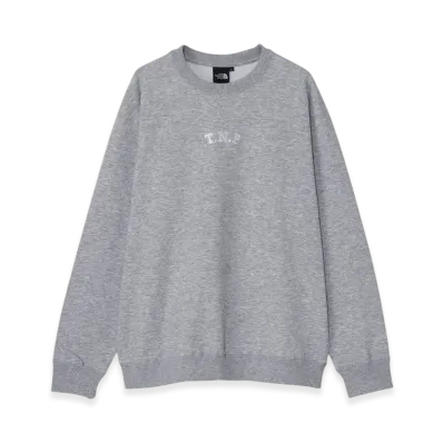 The North Face TNF Logo Heather Sweat Crew "Mixed Grey"