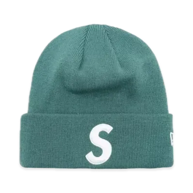 Supreme New Era S Logo Beanie "Pine" (24FW)