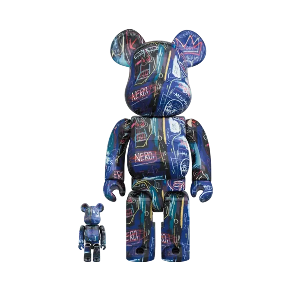 MEDICOM TOY "BEARBRICK" -JEAN-MICHEL BASQUIAT- JEAN-MICHEL BASQUIAT #7 100% & 400%