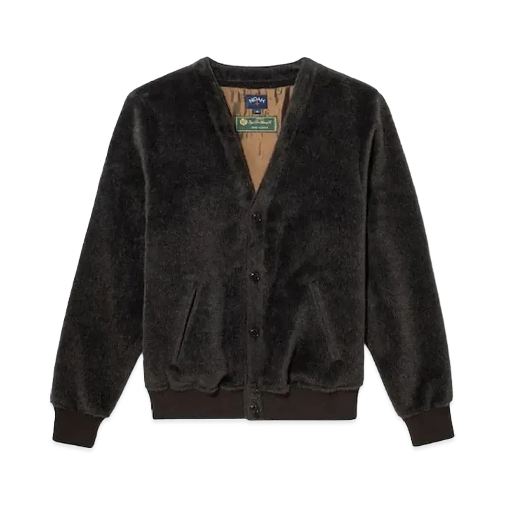 Noah Bear Fur Cardigan "Brown"