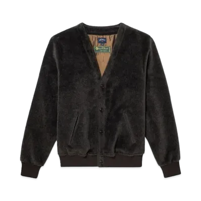 Noah Bear Fur Cardigan "Brown"