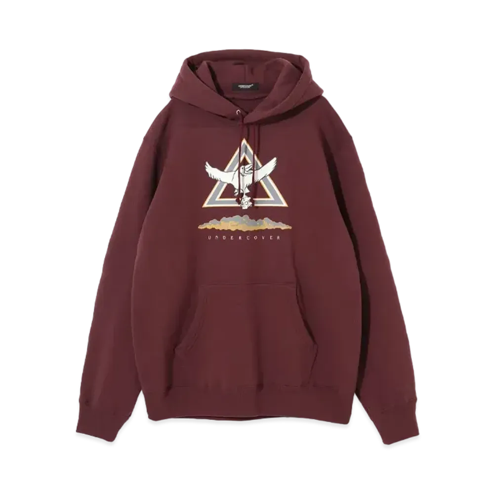 UNDERCOVER Cotton Sweatshirt Hoodie "Bordeaux"