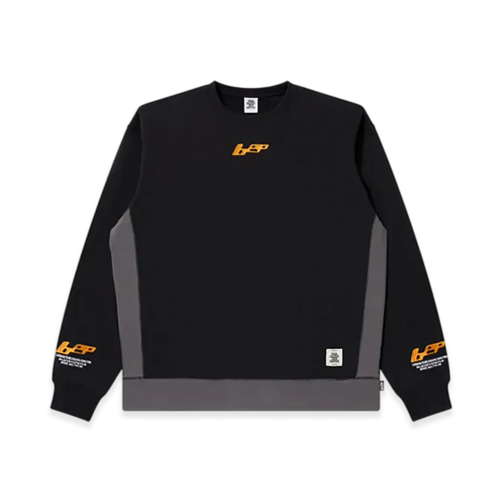 BlackEyePatch Media Player Logo Crew Sweat "Black"