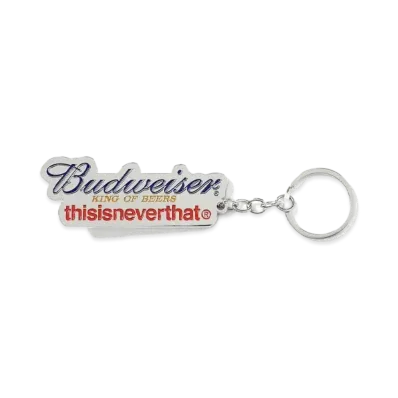 thisisneverthat x Budweiser TNT BUD Opener Keychain "Silver"