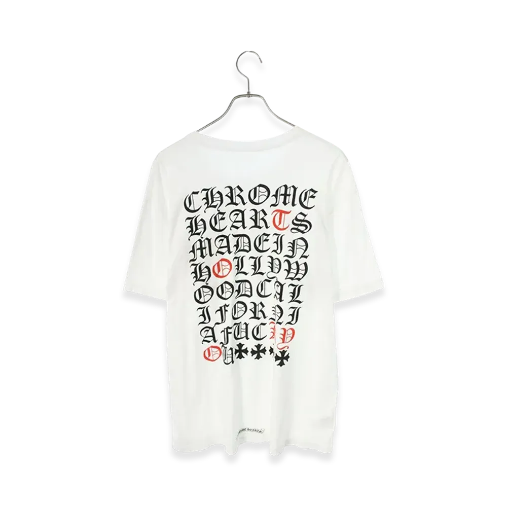 Chrome Hearts Made In Hollywood T-Shirt Tokyo Logo "White/Red/Black"