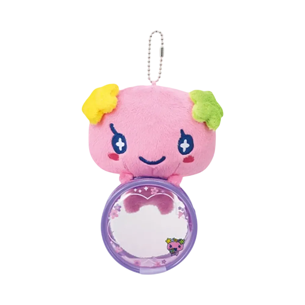 BANDAI "Ichiban Kuji" -Tamagotchi ~Congratulations! Congratulations on another collaboration! ~- C Prize Going out Pouch Mascot Flowertchi