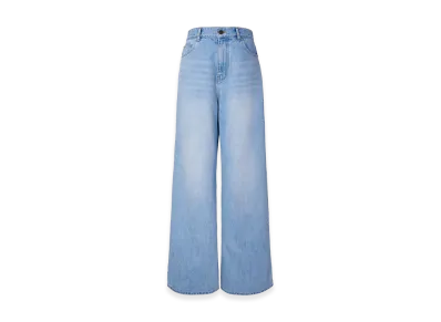 FEELS. Wide Straight Denim "Ice Blue"