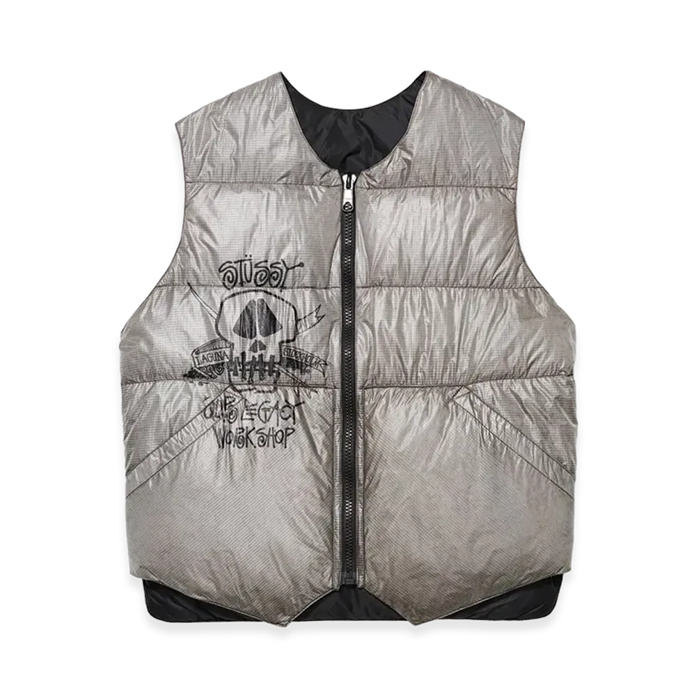 OUR LEGACY Work Shop x Stussy CDW Vest "White OD Black"