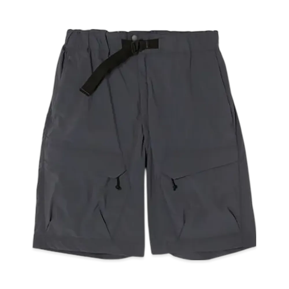 N.HOOLYWOOD Webbing Belt Half Pants "Charcoal"