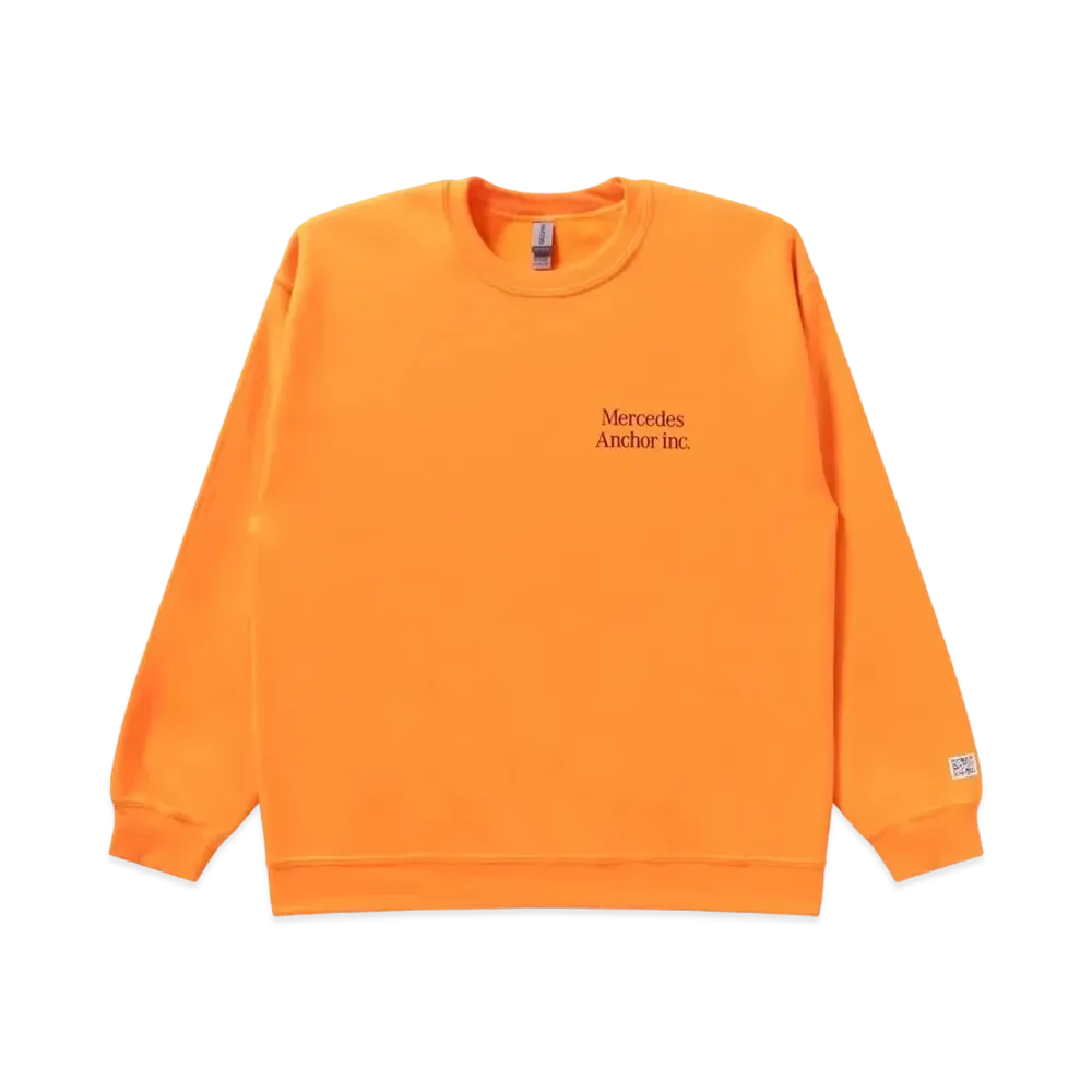 Mercedes Anchor Inc. Crew Sweat "Orange"