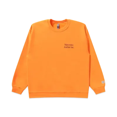Mercedes Anchor Inc. Crew Sweat "Orange"