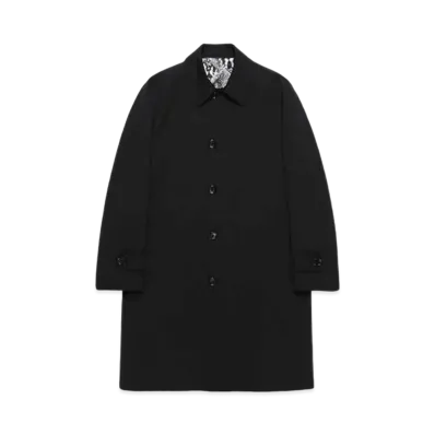 WACKO MARIA BAL COLLAR COAT "Black"