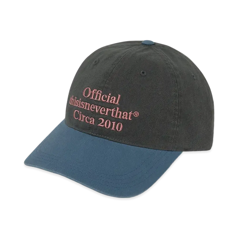thisisneverthat Times Cap "Charcoal/Blue"
