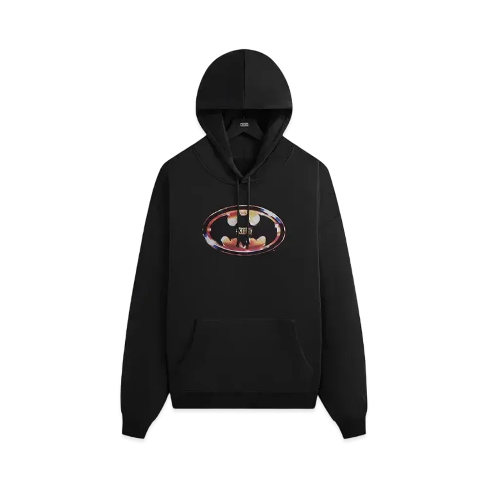 Kith x Batman Logo Vintage Nelson Hoodie "Black"