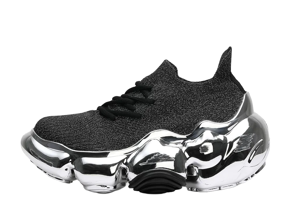 grounds MOOPIE REFLECTOR CHROME SCRATCH "Black Reflector/Chrome Scratch"