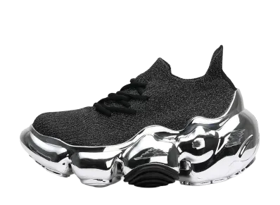 grounds MOOPIE REFLECTOR CHROME SCRATCH "Black Reflector/Chrome Scratch"