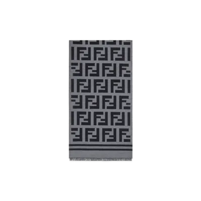 FENDI Scarf Wool "Black"