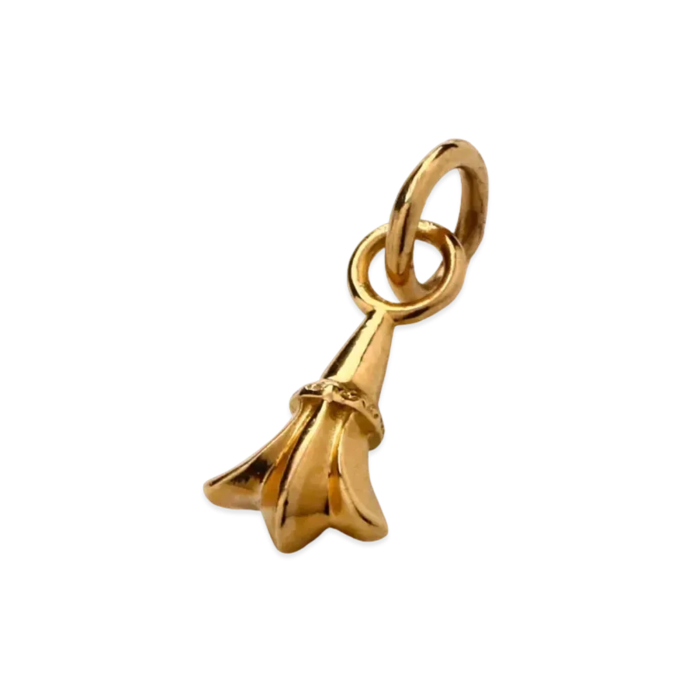 Chrome Hearts 22K Tiny Crestile Charm "Gold"