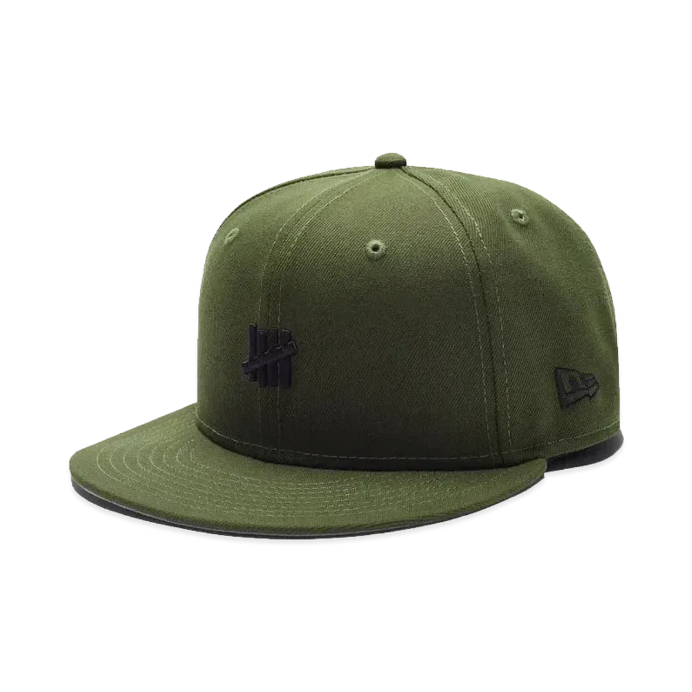 UNDEFEATED x NE Micro Icon Fitted "Olive"