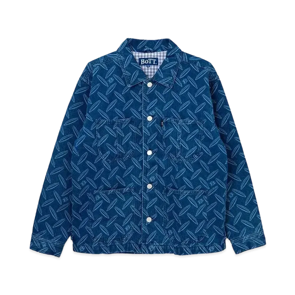 BoTT Plate Denim Jacket "Whased Blue"