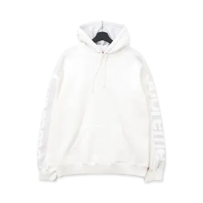 Supreme Sideline Hooded Sweatshirt "White"