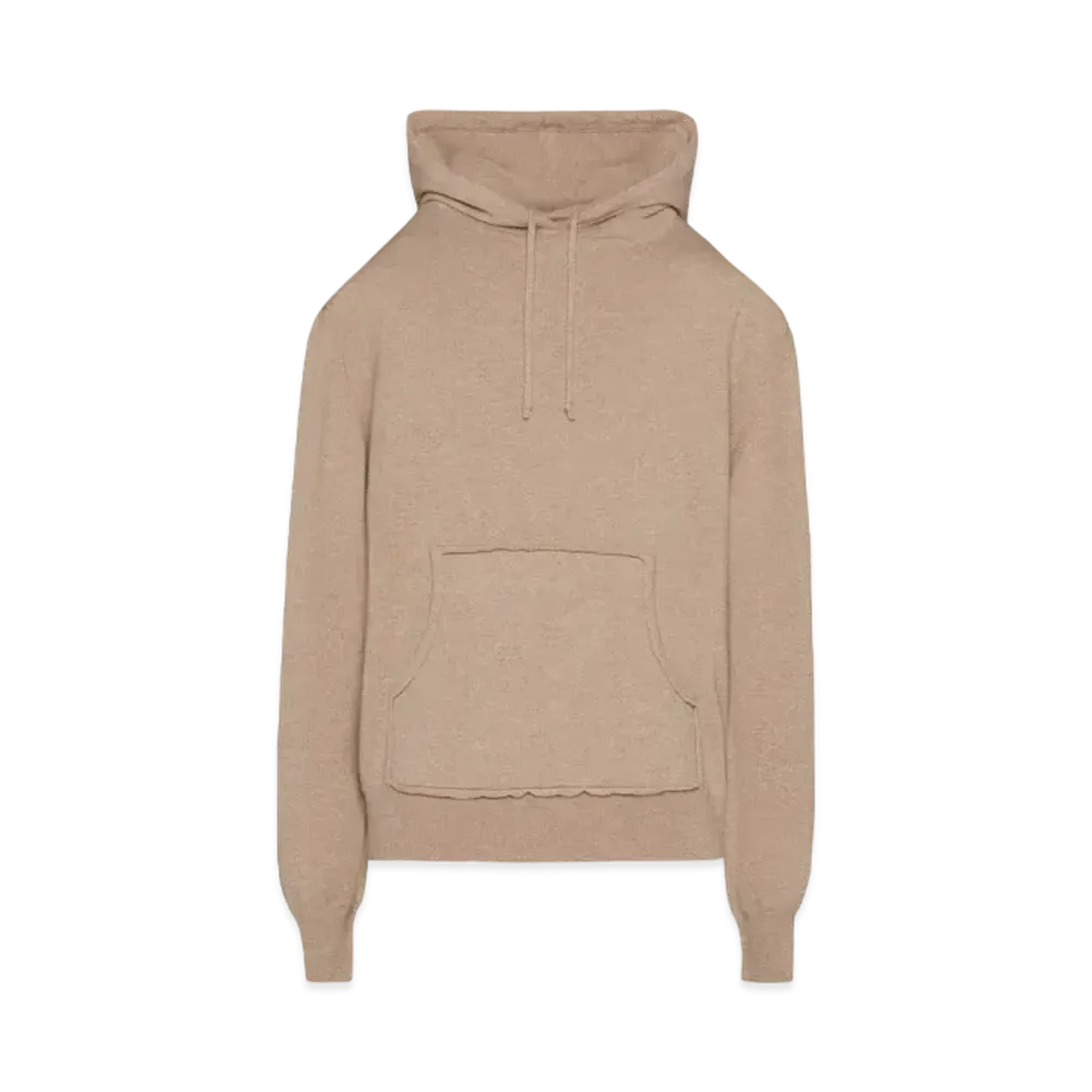 Maison Margiela Women's Cashmere Hooded Sweater "Walnut"