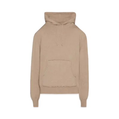 Maison Margiela Women's Cashmere Hooded Sweater "Walnut"
