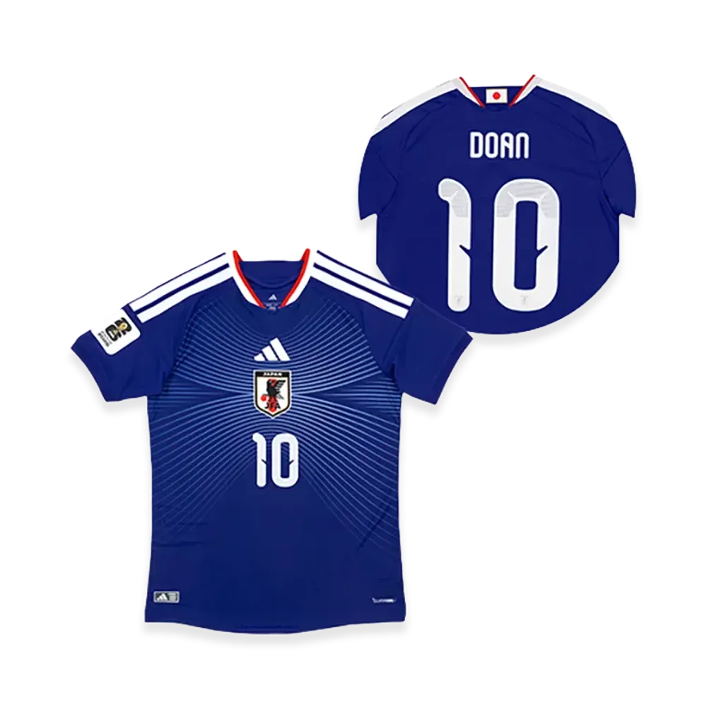 adidas Soccer Japan 2026 Home Authentic Jersey "FIFA World Cup 26 Official Sleeve Badge" #10 Ritsu Doan "Japan Blue"