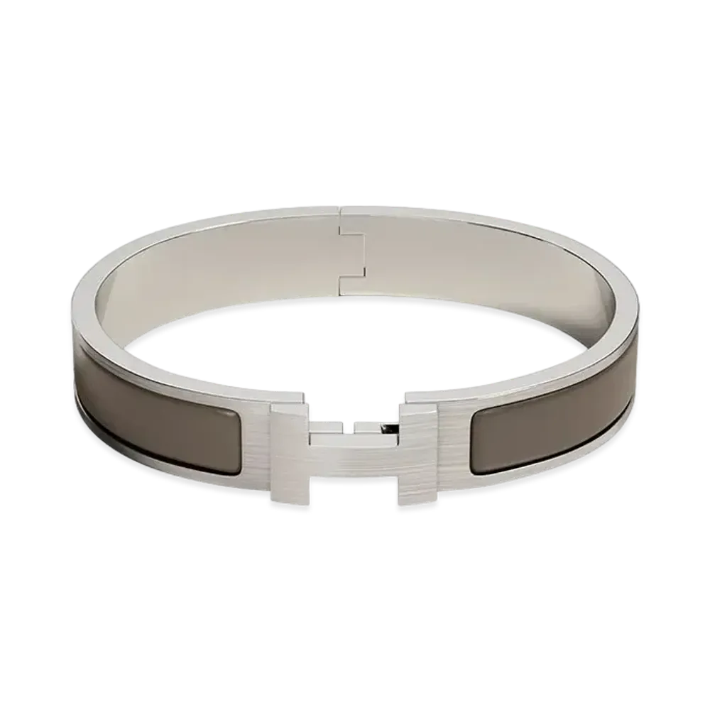Hermes Clic HH Bracelet "Etain Mat/Palladium"