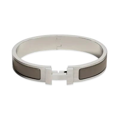 Hermes Clic HH Bracelet "Etain Mat/Palladium"