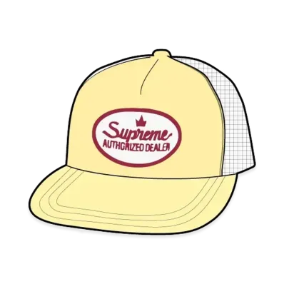 Supreme Authorized Mesh Back 5-Panel "Yellow" (25SS)