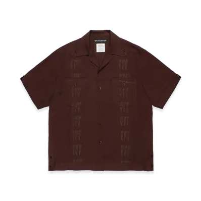 WACKO MARIA Cuba Shirt "Brown"