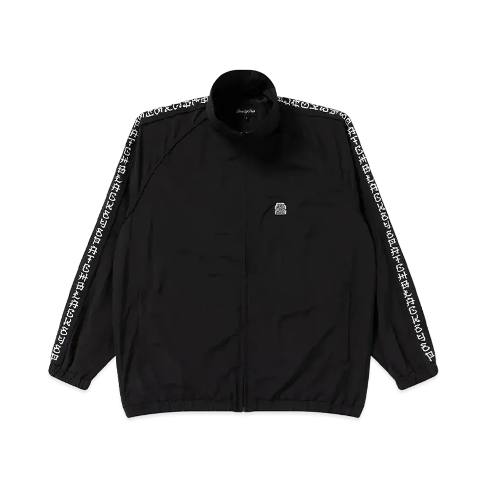 BlackEyePatch Kanji Taped Nylon Track Jacket "Black"
