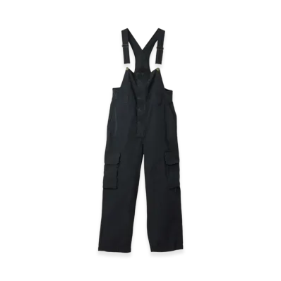 HYSTERIC GLAMOUR Placket Overalls "Black"